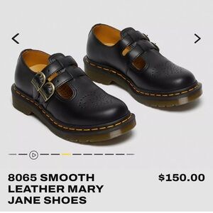 Dr. Martens Black Mary Jane Loafers